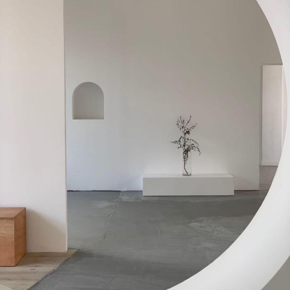 森系几何体水泥地封面图